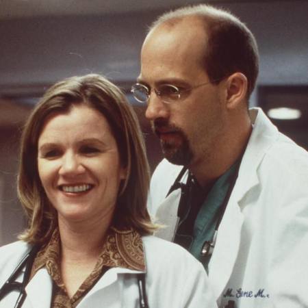 Mare Winningham and her spouse Anthony Edwards.